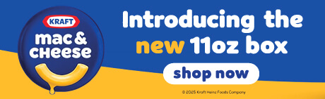 Introducing the new 11oz Kraft Mac & Cheese Box - Shop now!